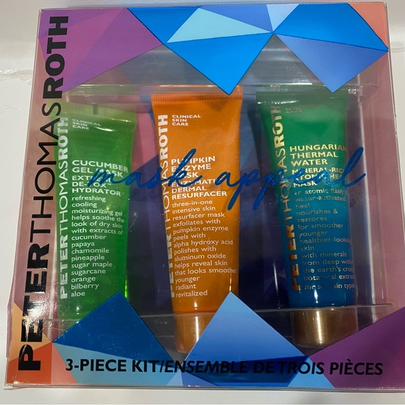 PETER THOMAS ROTH Mask Appeal 3-Piece Kit Cucumber Pumpkin Hungarian 1oz/30ml ea - Picture 2 of 4